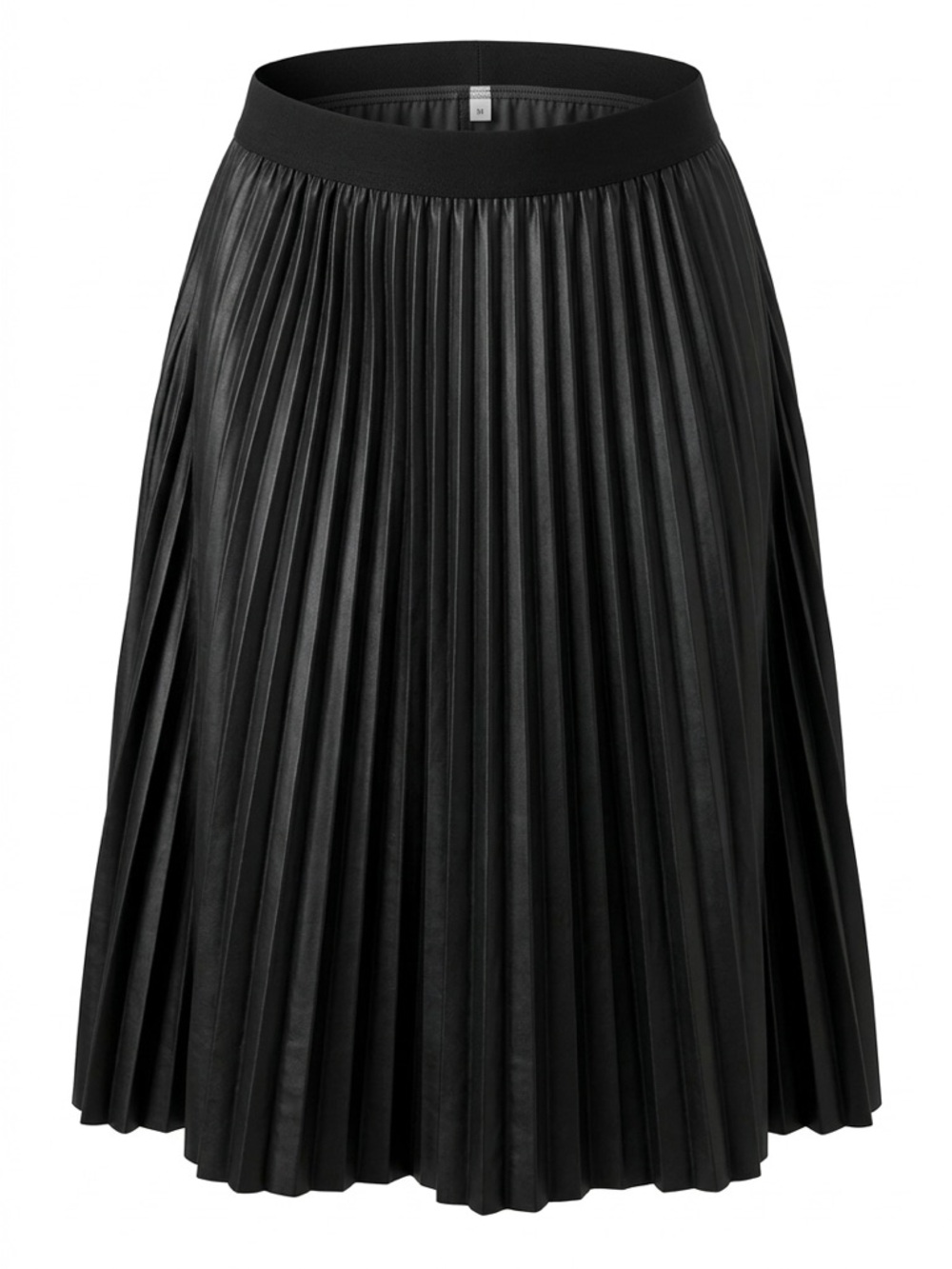 Joe Fresh Black Pleated Circle Skirt